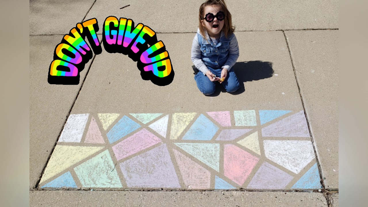 McKenna's World Stained Glass sidewalk chalk YouTube