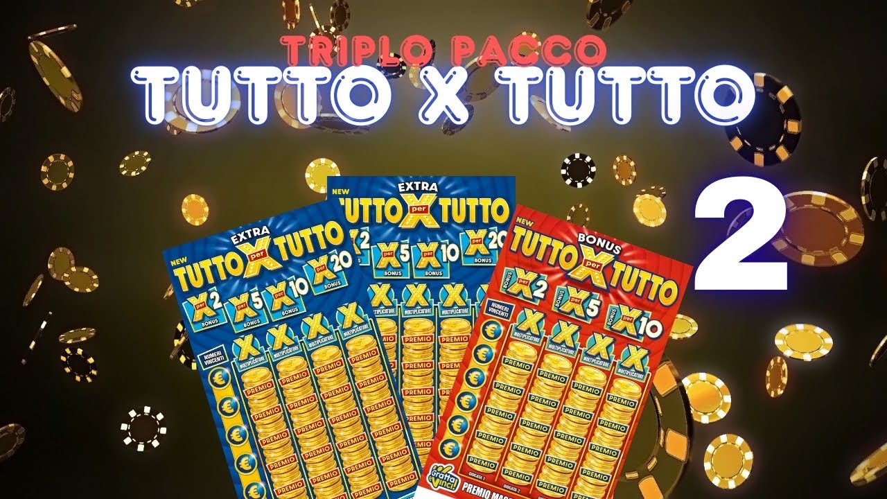 2 Triplo Pacco TUTTO X TUTTO, i biglietti da 40 infiniti