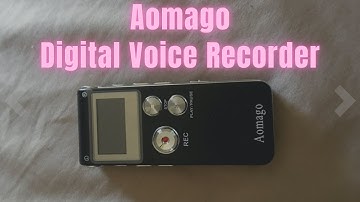 Aomago Digital Voice Recorder Review | Mini Portable Tape Dictaphone