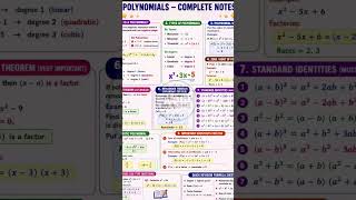 class 10th math chapter -2 notes 🎶🎵
