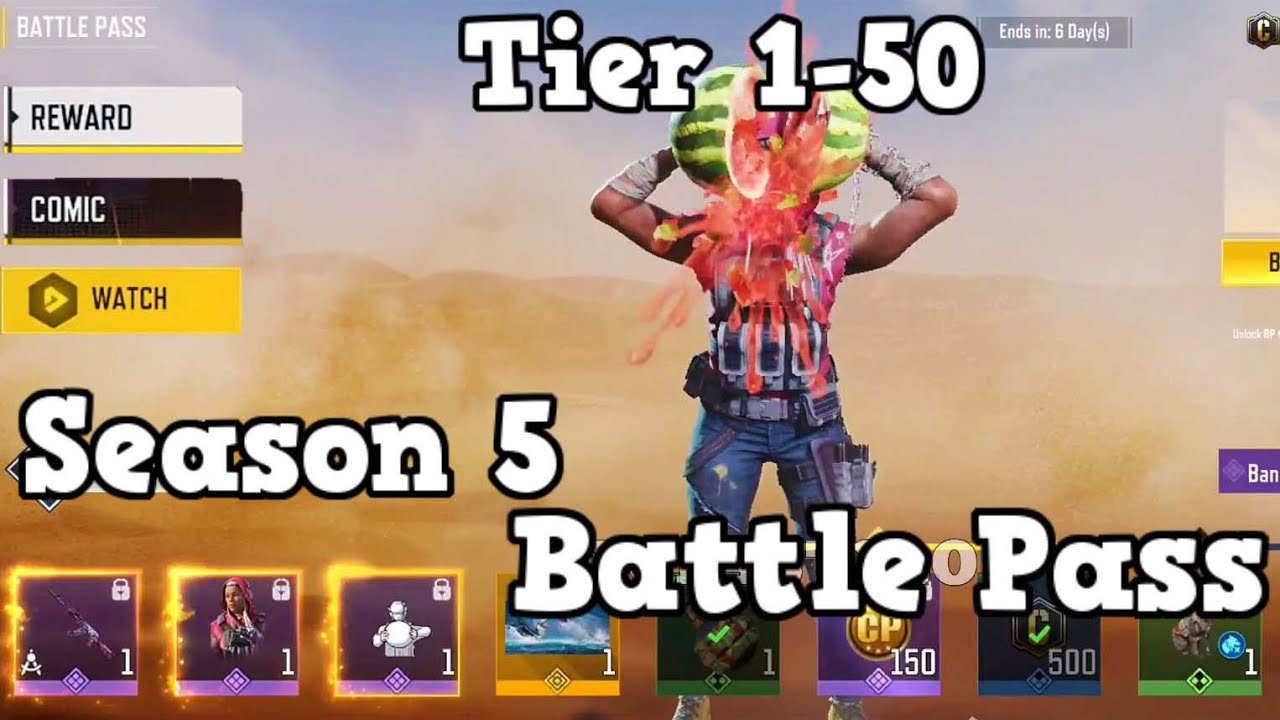 Is BP that good? Season 5 | Battle Pass Tier 1-50 | COD Mobile | CODM