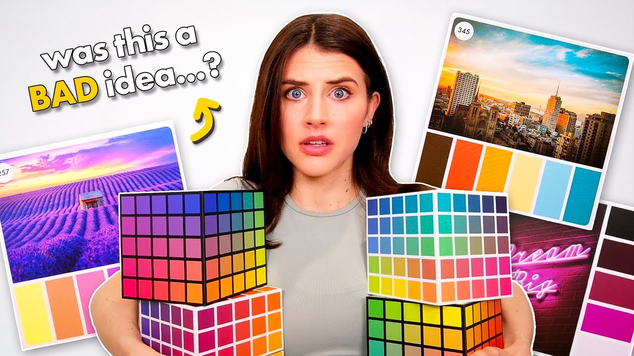 Я попробовал раскрасить COLOR CUBE… (это была ПЛОХАЯ идея?)