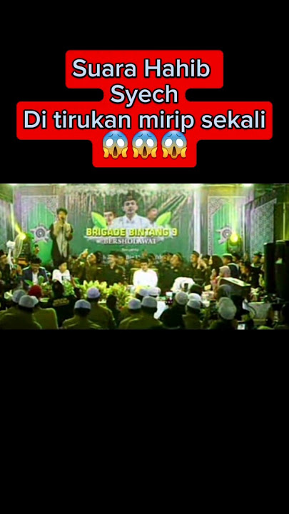TERBARU || HABIB SYECH DITIRUKAN MIRIP SEKALI SUARANYA VIRAL #habibsyech #hadroh #sholawat