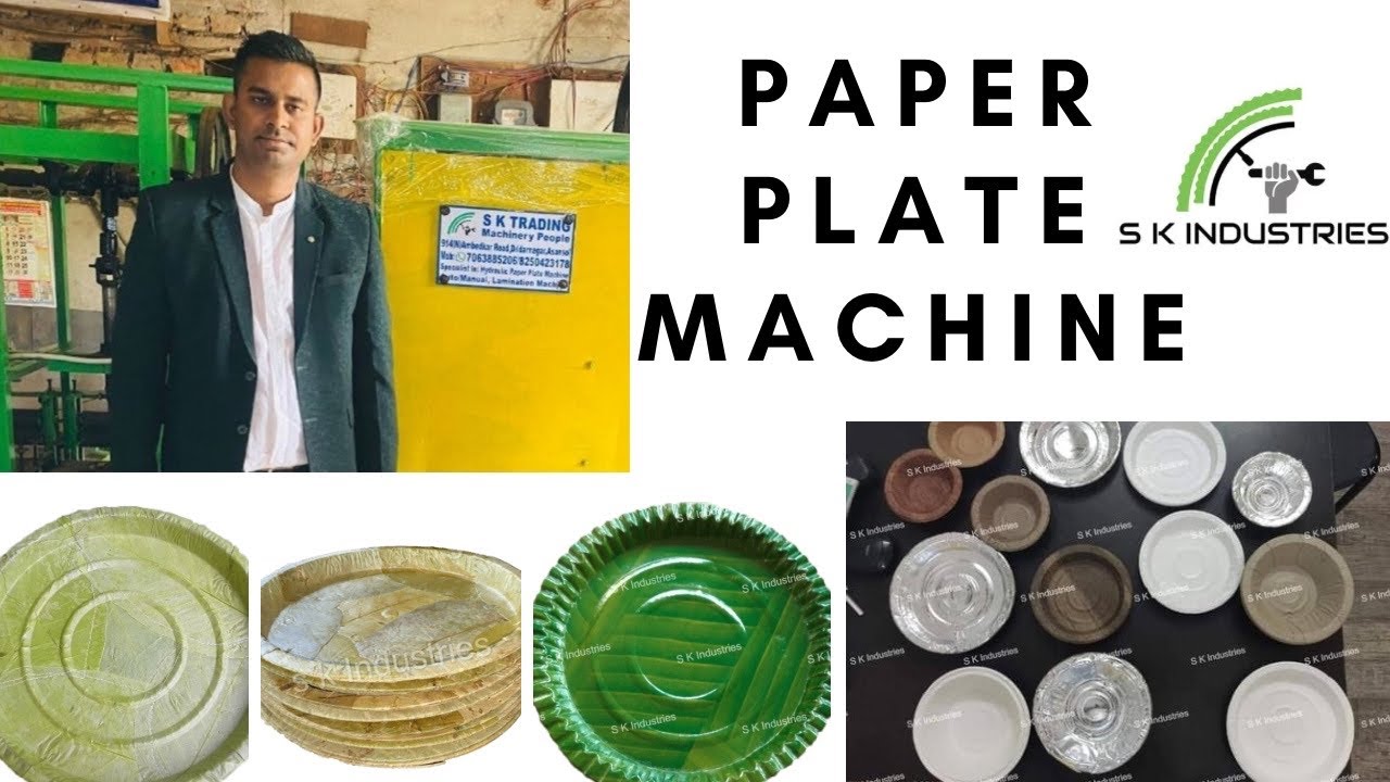 Sal Leaves Plate Making Machine | Paper Plate Making Machine | Automatic and Semi Automatic