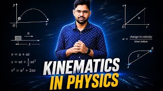 Kinematics in physics #easy #acceleration #displacement #distance #trending#viral #education 