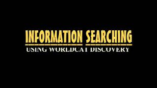 Full Searching for Scholarly Content Using WorldCat Discoveries News