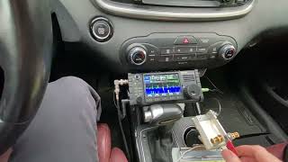 Rainy drive-by POTA Morse code (cootie) activation of K-1024 (Silver Springs) on 10/25/2022.