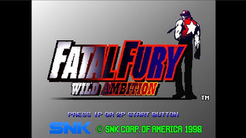 Fatal Fury - Wild Ambition - Sony PlayStation - Intro & Title Screen