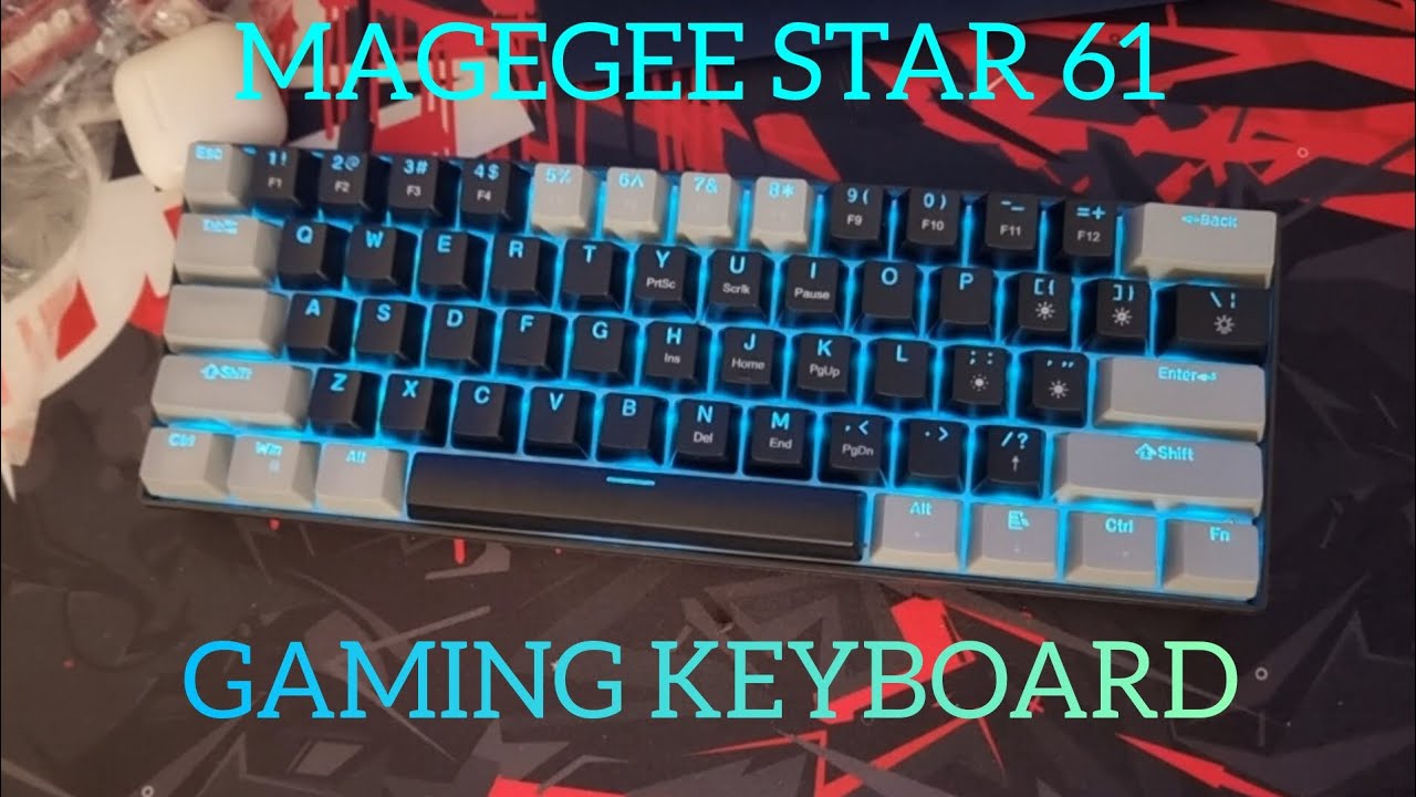 Magegee Star 61 Gaming Keyboard (UNBOXING AND REVIEW) - YouTube