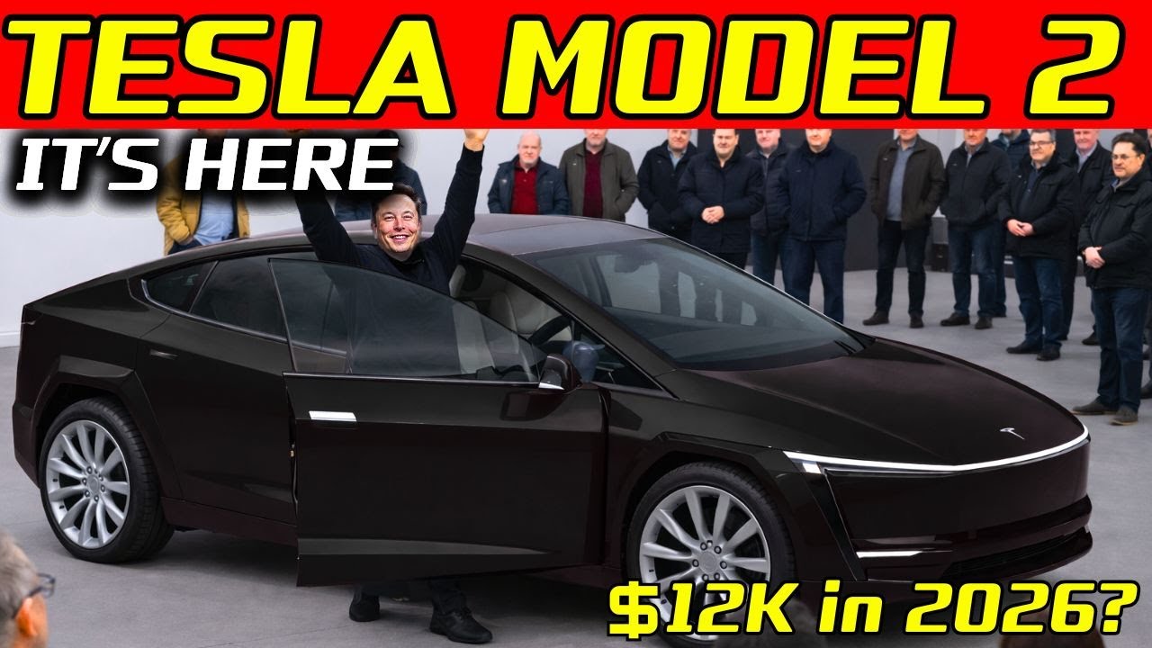 Tesla Model 2 for $12,749 in 2026 Elon Musk Shocks the World with Tesla’s Cheapest Car Ever