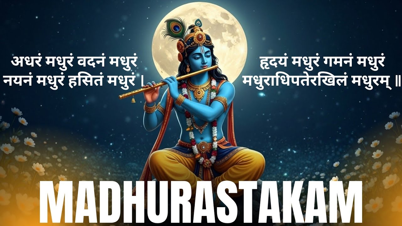 Adharam Madhuram | अधरं मधुरं | ମଧୁରାଷ୍ଟକମ୍ मधुराष्टकम् (MADHURASTAKAM) Krishna Bhajan | Bhakti Song