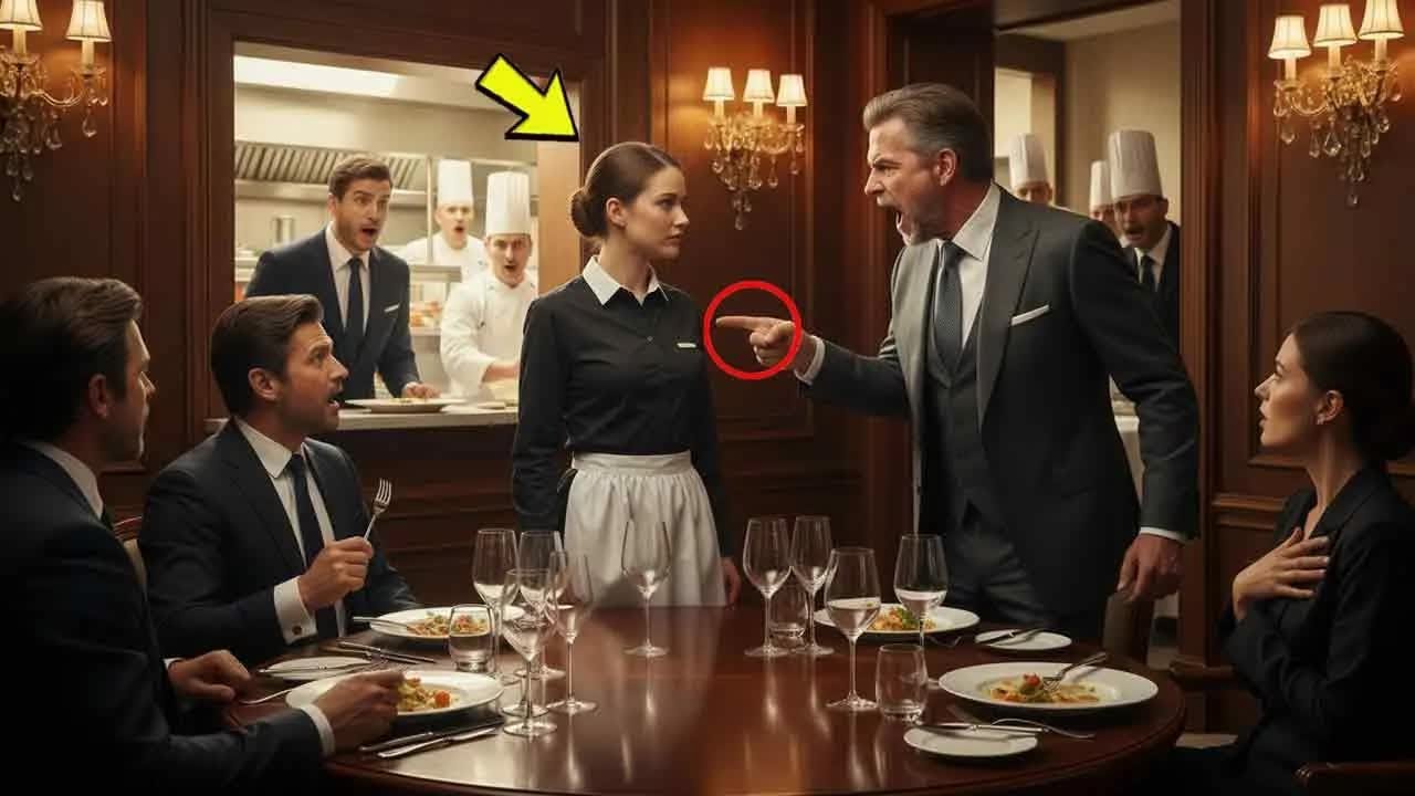 Der Milliardär verlor die Beherrschung – doch die Antwort der Kellnerin ließ alle erstarren