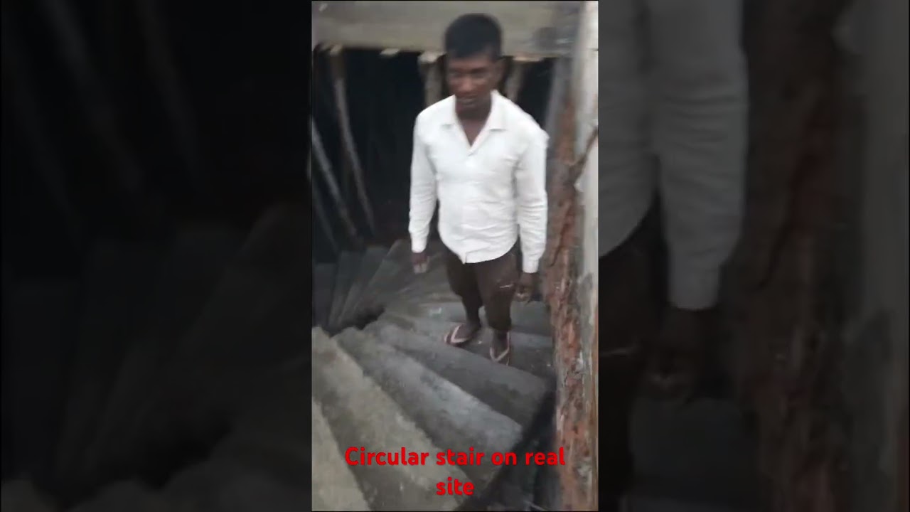 Construction of Circular stair on Real Site