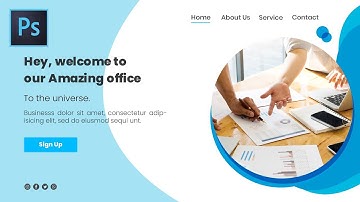 Online Banner Template Business Conference I Photoshop Tutorial I Mr Design 1995