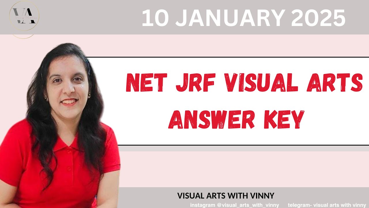 UGC NET VISUAL ARTS ANSWER KEY 10 JANUARY 2025