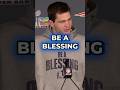Patriots Drake Maye On Meaning Behind His “Be A Blessing” Sweatshirt #patriots #superbowllx #shorts
