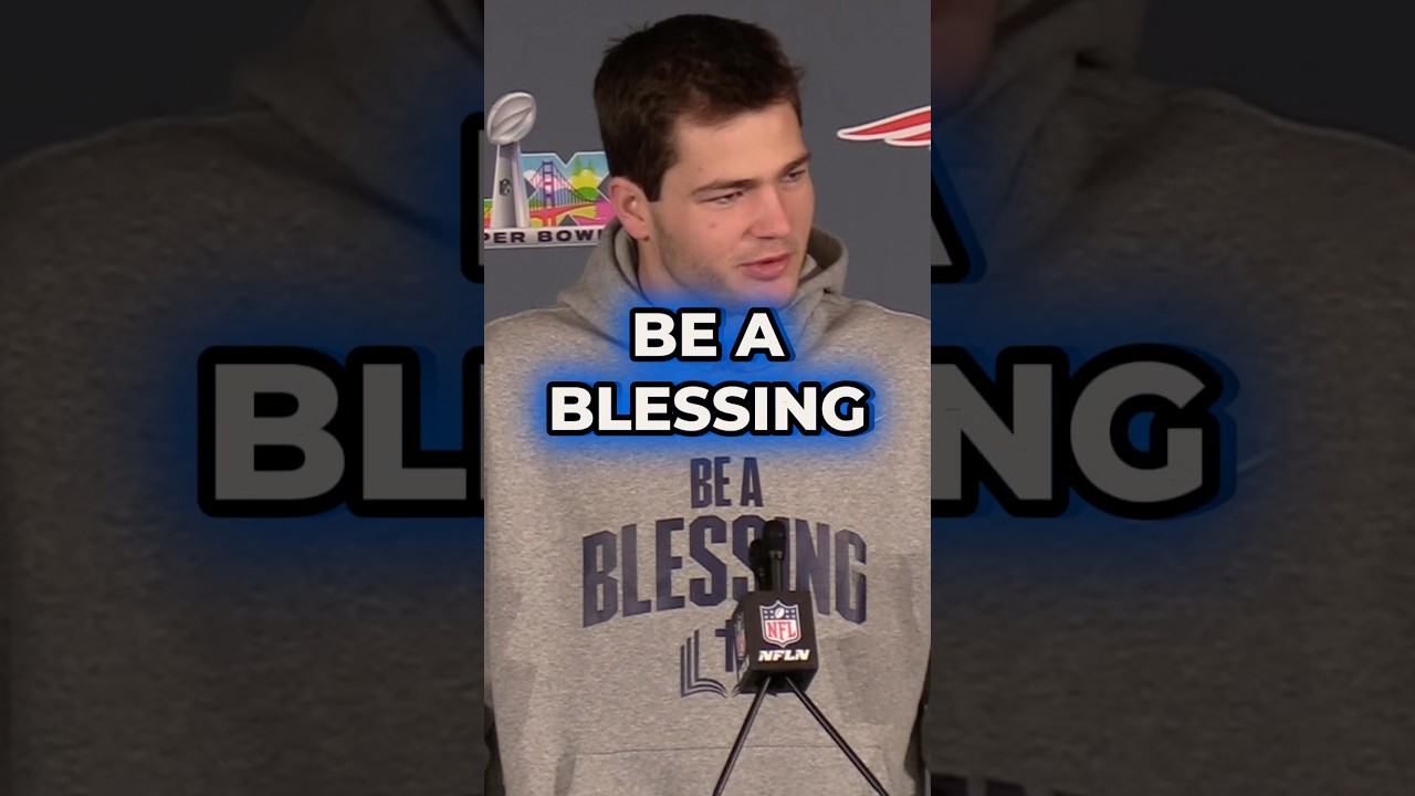 Patriots Drake Maye On Meaning Behind His “Be A Blessing” Sweatshirt 