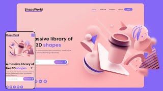 HTML, CSS, JS Magic: Building a Beautiful Landing Page for Shapeworld