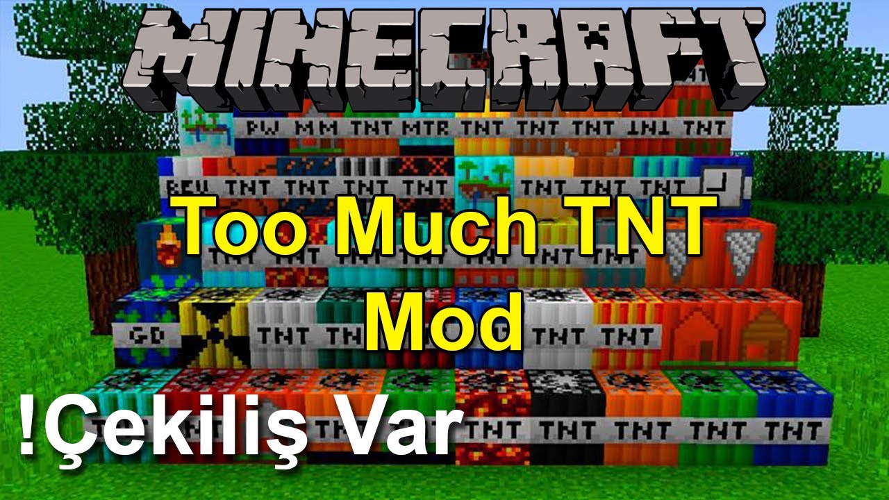 42 FARKLI TNT! / Too Much TNT MOD / Minecraft Çekilişi ! - YouTube