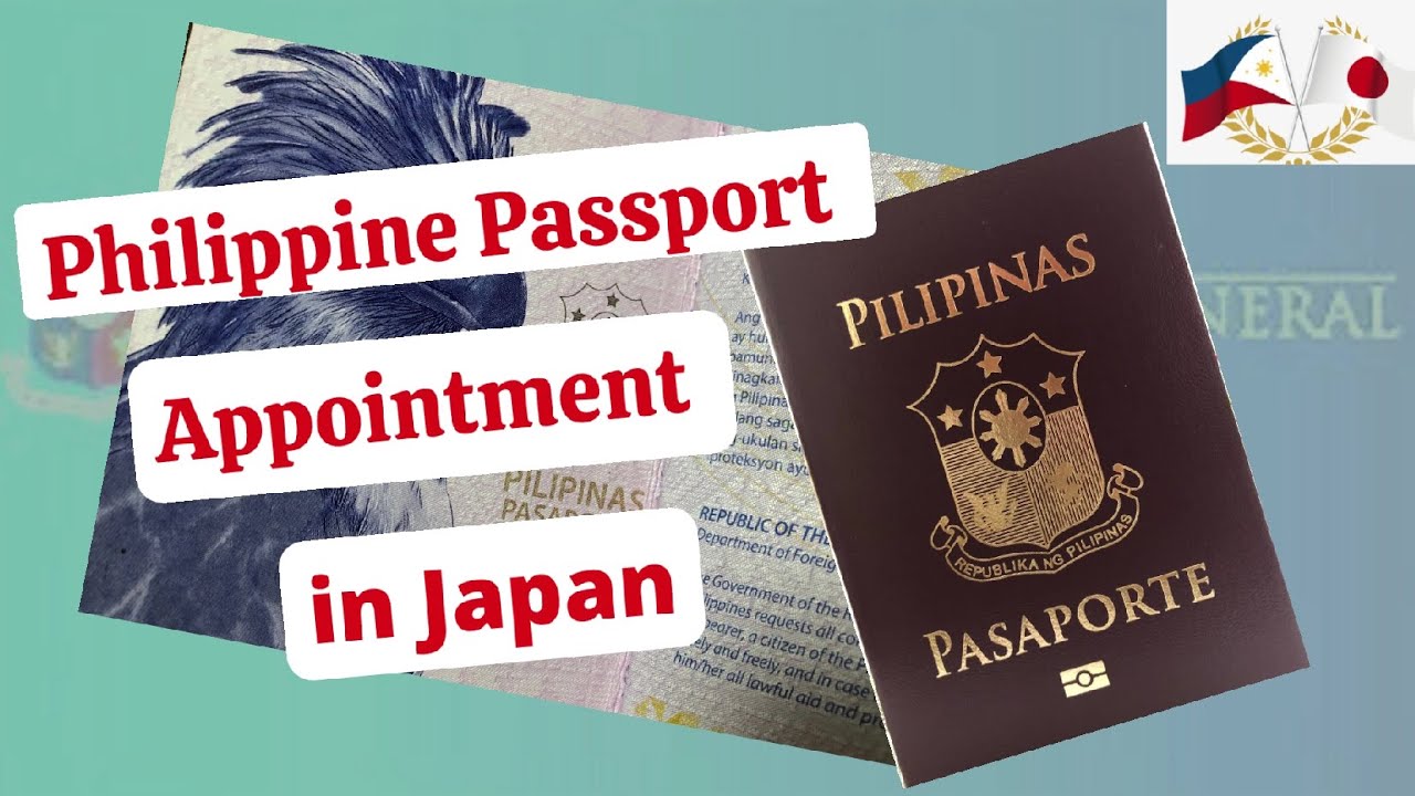 How To Get Philippine Passport Appointment in Japan 2022 YouTube