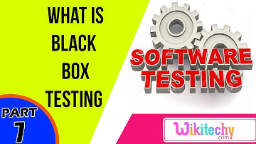 What is black box testing | Software Testing Interview Questions and Answers
