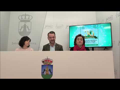 Presentación 30 Aniversario de la Junta Local de la ASOCIACIÓN CONTRA EL CÁNCER de Jaraíz de la Vera