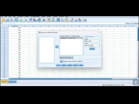 Recoding Numerical Variable to categorical in SPSS
