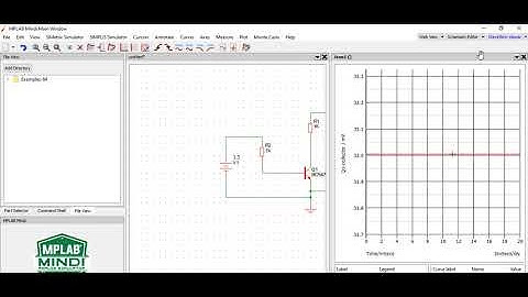 MPLAB MINDI Analog Simulator | Simulating a circuit in MPLAB MINDI | Analog Simulator from MICROCHIP