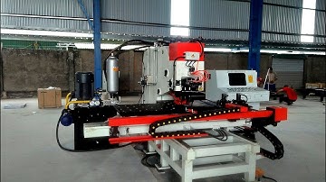 Máy đột lỗ CNC /Gia công bản mã /Lắp đặt tại Công ty Cổ Phần Kết Cấu Chu Anh/Thái Nguyên