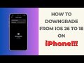 How To Downgrade iOS 26 To 18 Without Computer