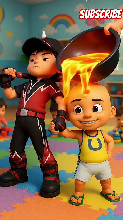 Upin dan Boboiboy di siram saos lava #upinipin #upinipinterbaru #trending #trendingshorts