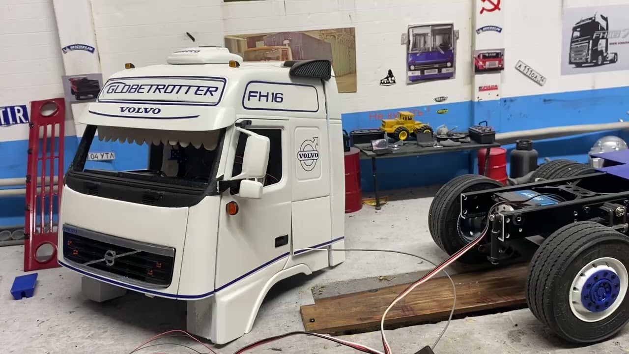 Tamiya Volvo fh16 lift Achse 