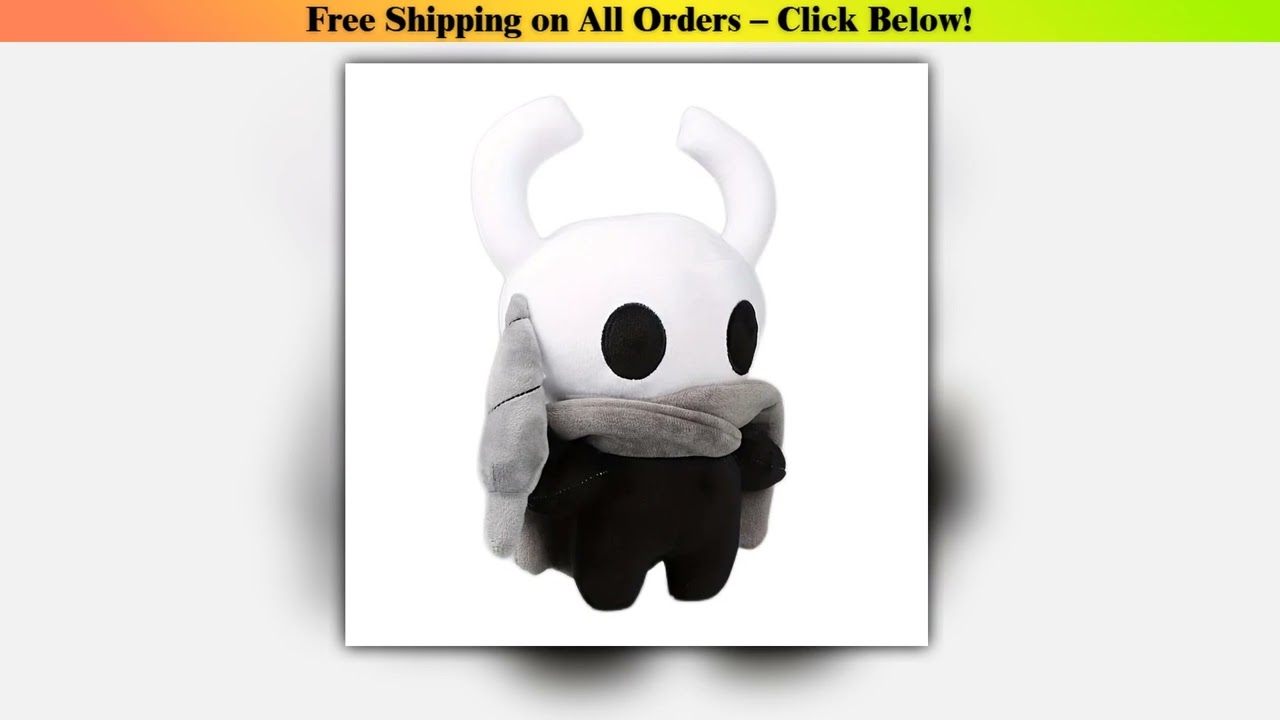 1063inch Hollow Knight Plush Toy Soft Stuffed Animal Cartoon Game Hollow Perfect Birthday Holiday G