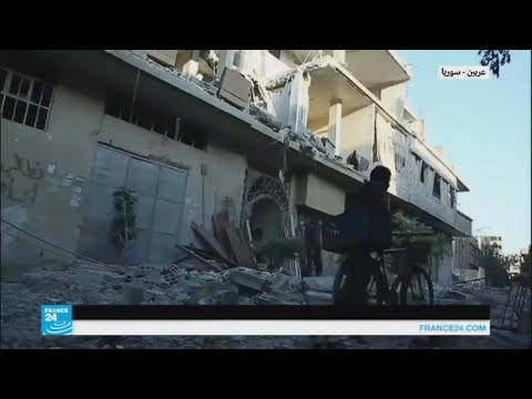 غارات على عربين في الغوطة الشرقية