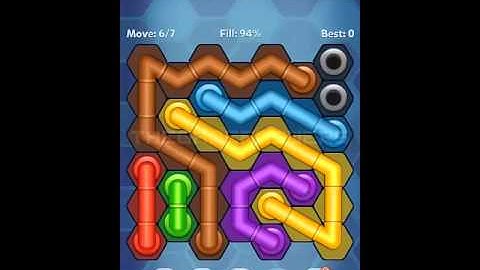 Pipe Lines Hexa Amateur Level 111-120 Solution