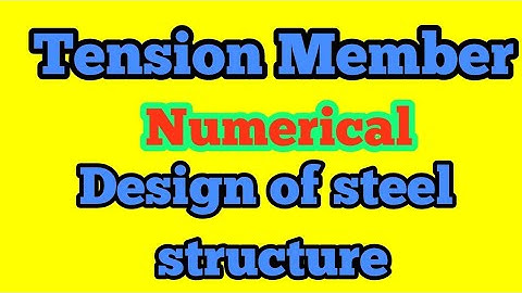 Tension Member || Tension Member Numerical In Hindi || DSS || Civil Engineering ||
