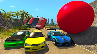 Машинки гонки и Огромные шары - Новые мультики для мальчиков