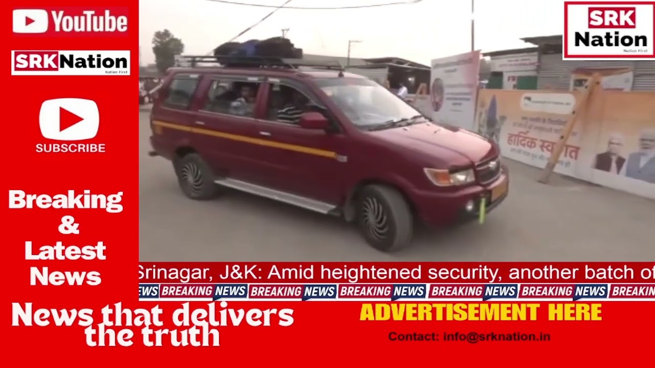 Srinagar, J&K: Amid heightened security, another batch of pilgrims leave for Amarnath Yatra