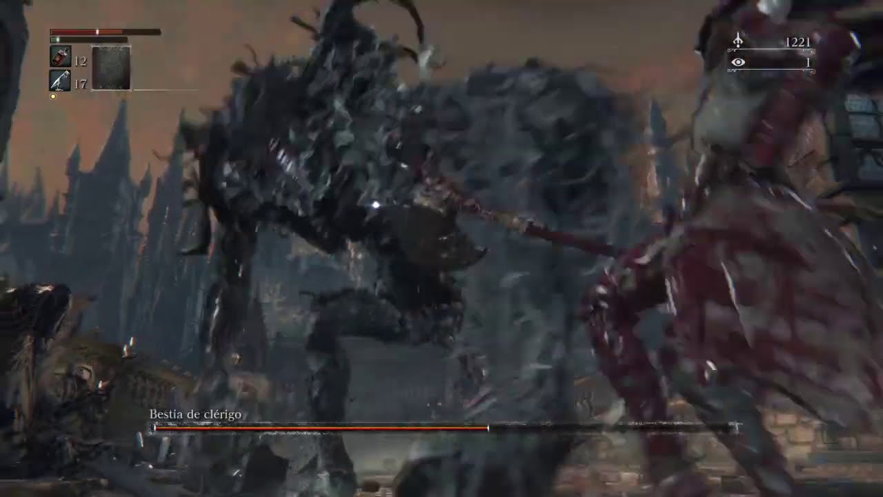 BLOODBORNE Primer Jefe "Bestia de clerigo" YouTube
