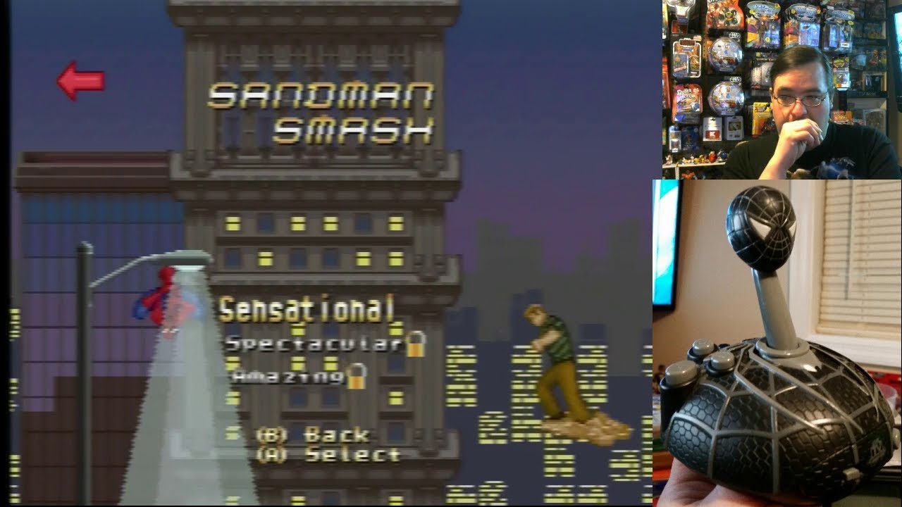 SpiderMan 3 Plug & Play TV Games system game play part 7 Arcade Mode