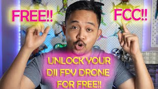 Guide to UNLOCK FCC mode on DJI FPV DRONE FOR FREE