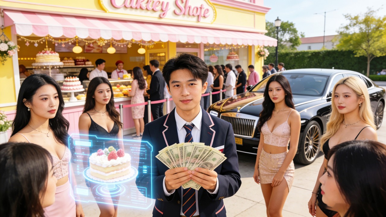 学渣逆袭百亿大佬，美女环绕！