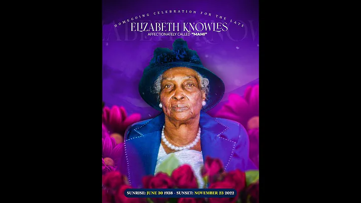 Home Going Service for The Late Elizabeth "Mami" K...