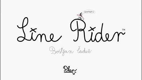 Line Rider - Me Building a Track (Basic)