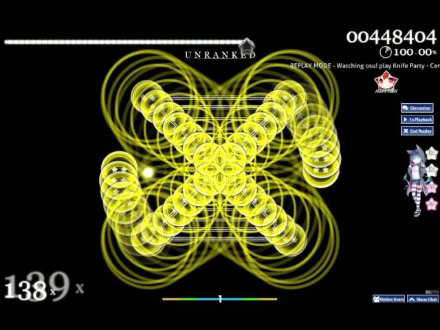 Osu! - Knife Party - Centipede [THE Impossible Map] class=