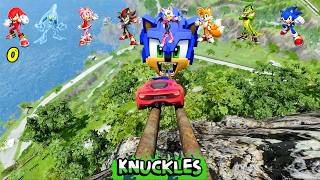 🚀 Sonic and Pals Acceleration Test(Sonic Survival Challenge) - Survival Challenge - Beam.NG Drive screenshot 1