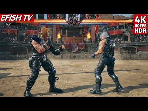 Paul Phoenix vs Lee Chaolan (Hardest AI) - Tekken 8