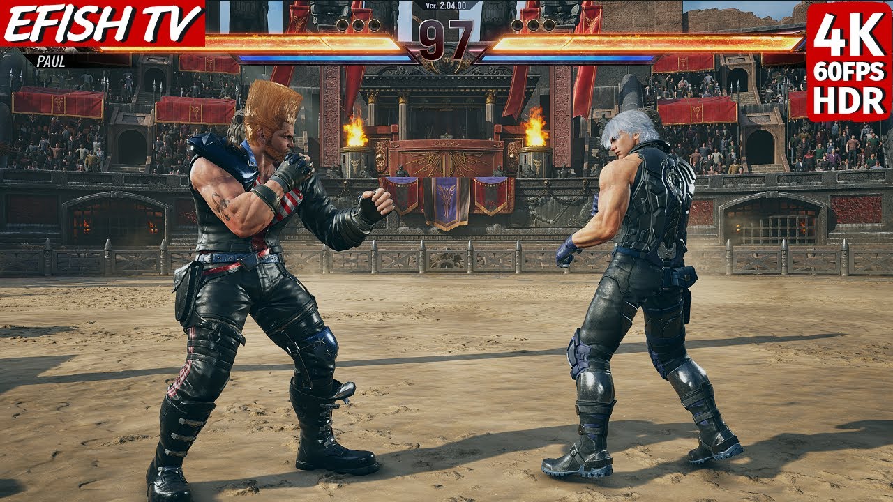 Paul Phoenix vs Lee Chaolan (Hardest AI) - Tekken 8