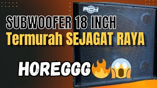 Review U0026 Tes Subwoofer 18 Inch Termurah Sejagat Rayahoreg