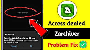 How to Fix Access Denied in Zarchiver (2025) | Android 11, 12 13, 14 and more...problem solved